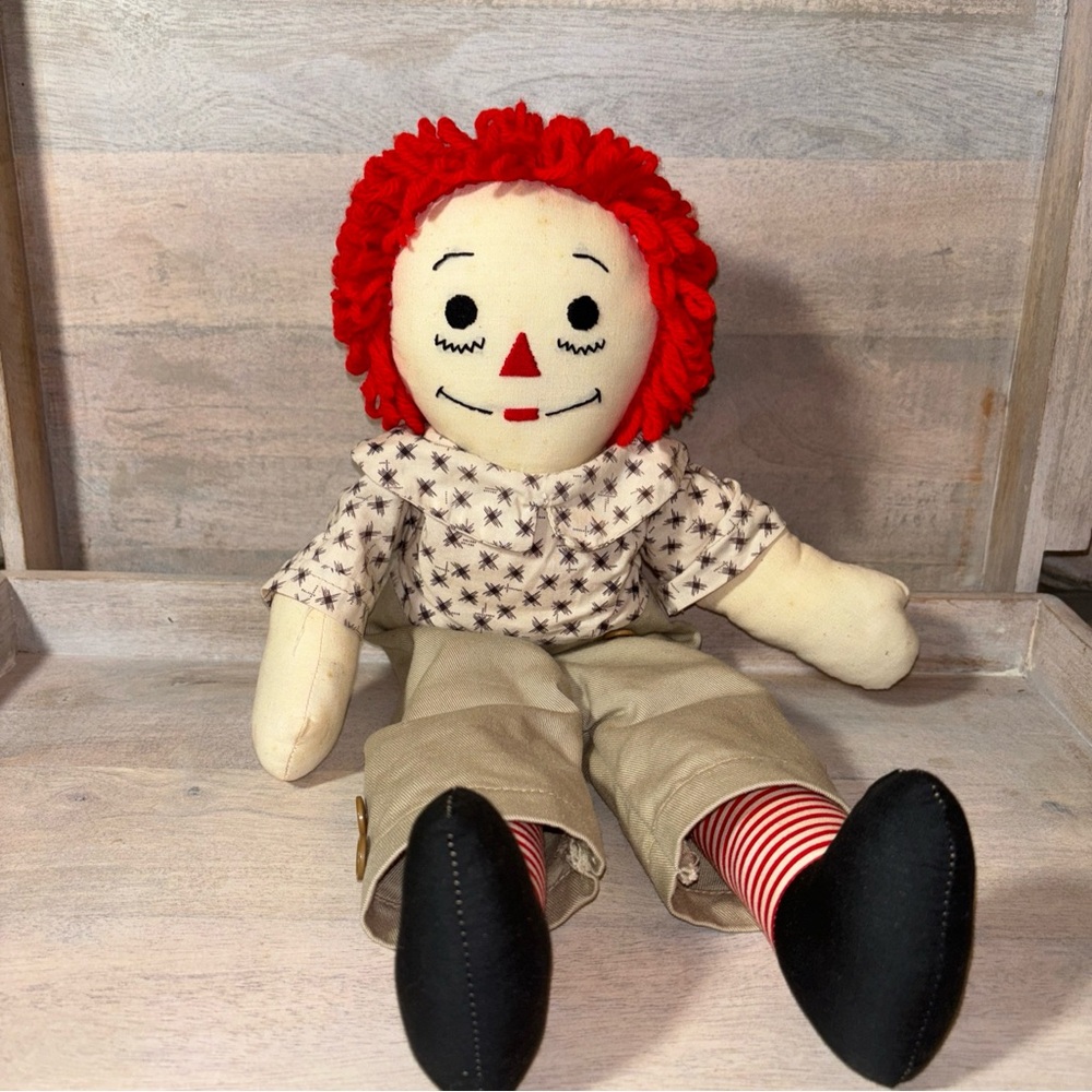 raggedy Andy vintage handmade  18 inches tall‎